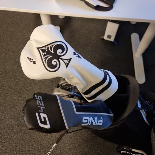 Driver Head Cover med Spader Ess testad på Ping 400