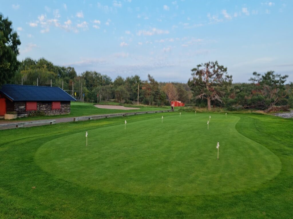 Putting green på Björkhagens Golfklubb