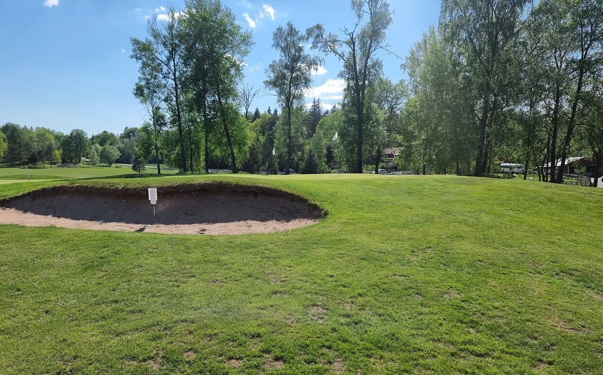 Chipping green på Vallentuna Golfklubb