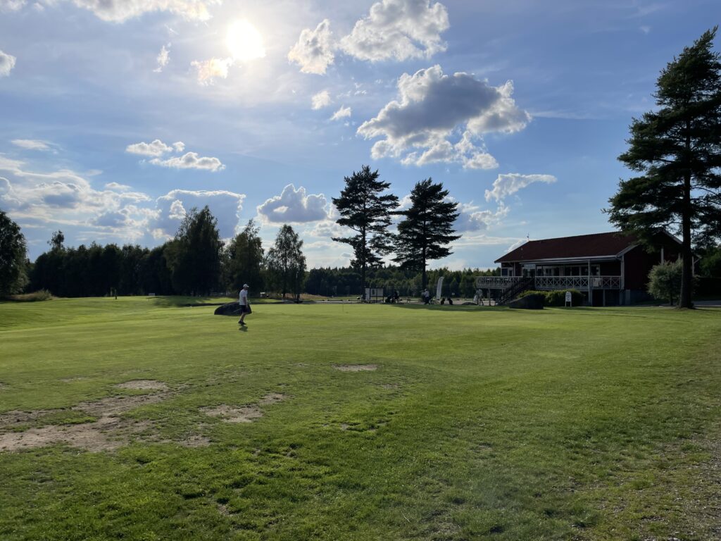 Puttingområde bredvid Glasrikets GK klubbhus